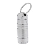 Maxbell Titanium Waterproof Anti Rust Mini Toothpick/Earpick/Capsule Holder, Portable Outdoor Keychain Box