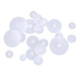 Maxbell 19 Type Plastic Crown Gear Single Double Reduction Gear Worm Gear
