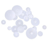 Maxbell 19 Type Plastic Crown Gear Single Double Reduction Gear Worm Gear