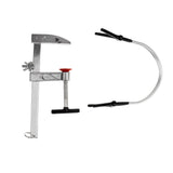 Maxbell Portable 360 Degree Adjustable Aluminium Alloy Raft Boat Fishing Rod Holder with Clamp