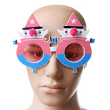 Maxbell Unisex Christmas Party Snowman Shape Glasses Fancy Dress Sunglasses Funny Gift