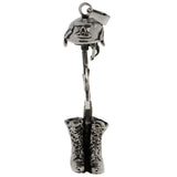 Maxbell Memorial Jewelry Cap Boots Souvenir Cremation Urn Pendant