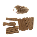 Maxbell Handmade with Love Kraft Paper Gift Present Tags Labels Hanging Cards Pack of 100