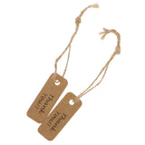 Maxbell Thank You Christmas Kraft Paper Gift Tags Labels Hanging Cards Pack of 100
