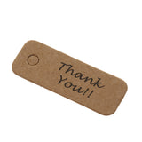 Maxbell Thank You Christmas Kraft Paper Gift Tags Labels Hanging Cards Pack of 100
