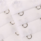 Maxbell 5pcs Elastic Bra Strap Extension Bra Extenders 3x 3 Hook White