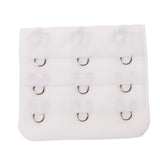 Maxbell 5pcs Elastic Bra Strap Extension Bra Extenders 3x 3 Hook White