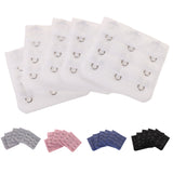 Maxbell 5pcs Elastic Bra Strap Extension Bra Extenders 3x 3 Hook White