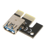 Maxbell USB3.0 PCI-E Express 1x to16x Extender Riser Board Card Adapter Power Cable