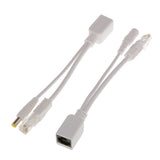 Maxbell Ethernet PoE Adapter Injector Power Over with Splitter Supports 5/12/24/48V
