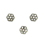 Maxbell Wholesale 100Pcs Tibetan Silver Filigree Lotus Bead Cap Spacers Jewelry DIY Findings