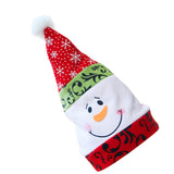 Maxbell Xma Party Supplier Chirstmas Snowman Hat with Delicate Blue and White Porcelain Flat Embroidery
