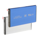 Maxbell 2.5" inch Blue Sata Hard Drive HDD Enclosure External Disk Case High-speed