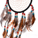 Maxbell Dream Catcher With Feathers Turquoise Beaded Room Wall Hanging Decoration Ornament