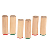 Maxbell Wooden Montessori Sensorial Material - 6pcs Sound Cylinders