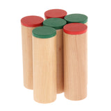 Maxbell Wooden Montessori Sensorial Material - 6pcs Sound Cylinders