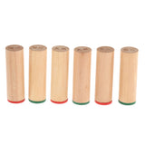 Maxbell Wooden Montessori Sensorial Material - 6pcs Sound Cylinders