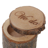 Maxbell Vintage We love heart do Printed Rustic Shabby Chic Wedding Wood Ring Bearer Box