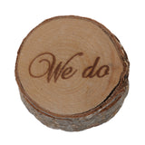 Maxbell Vintage We love heart do Printed Rustic Shabby Chic Wedding Wood Ring Bearer Box