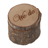 Maxbell Vintage We love heart do Printed Rustic Shabby Chic Wedding Wood Ring Bearer Box