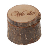 Maxbell Vintage We love heart do Printed Rustic Shabby Chic Wedding Wood Ring Bearer Box