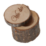 Maxbell Vintage We love heart do Printed Rustic Shabby Chic Wedding Wood Ring Bearer Box