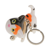 Maxbell Fashion Key Ring Lovely Kitten Pendant Keychain for Girls--Muliticolors