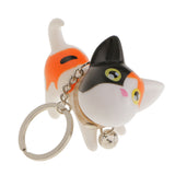 Maxbell Fashion Key Ring Lovely Kitten Pendant Keychain for Girls--Muliticolors