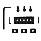 Maxbell 2x Black Metal Locking Nut String Lock for Floyd Rose Style Electric Guitar Parts and Accessories