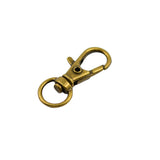 Maxbell 32x12mm Lobster Trigger Clasp Clip Swivel Key Ring Snap Hook Key Charm Pack of 10