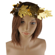 Maxbell Roman Greek Goddess Gold Leaf Laurel Wreath Headpiece Toga Fancy Dress Costume