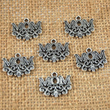 Maxbell Wholesale 20pcs Tibetan Silver MOM Letters Charm Pendant Jewelry Mother Gift DIY