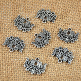 Maxbell Wholesale 20pcs Tibetan Silver MOM Letters Charm Pendant Jewelry Mother Gift DIY