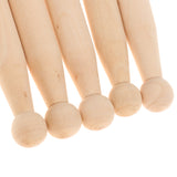 Maxbell Wooden Dolly Pegs Vintage Clothespin Dolls Kids Handmade Craft Pack of 10