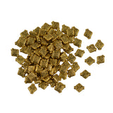 Maxbell Wholesale 100pcs Antique Gold Gold Flat Square Flower Spacer Bead Jewelry Making