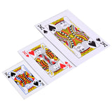 Maxbell Deck of Giant Jumbo Playing Cards Poker Outdoor Garden Party BBQ Game 13cm