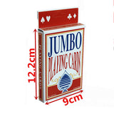 Maxbell Deck of Giant Jumbo Playing Cards Poker Outdoor Garden Party BBQ Game 13cm