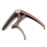 Maxbell Capo – Quick Trigger Release for Acoustic & Electric Guitar/Ukulele-Brass