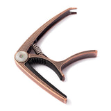 Maxbell Capo – Quick Trigger Release for Acoustic & Electric Guitar/Ukulele-Brass