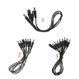 Maxbell 1 To 3 Way Effect Pedal Daisy Chain Power Supply Splitter Adapter Cable Cord Topology Line