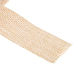 Maxbell Natural Jute Burlap Fabric Rustic Hessian Ribbon Tape Wedding Bride Shower Party Table Chair Back Decoration DIY