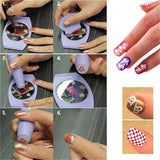 Maxbell Manicure Image Stamping Stamp Template Plates Nail Art DIY Supplies Set