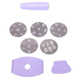 Maxbell Manicure Image Stamping Stamp Template Plates Nail Art DIY Supplies Set