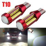 Maxbell 2pcs Car T10 Wedge High Power Bright Interior Exterior White LED Light Bulb 194 168 2825 W5W