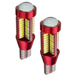 Maxbell 2pcs Car T10 Wedge High Power Bright Interior Exterior White LED Light Bulb 194 168 2825 W5W