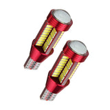 Maxbell 2pcs Car T10 Wedge High Power Bright Interior Exterior White LED Light Bulb 194 168 2825 W5W