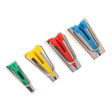 Maxbell Set of 4 Fabric Bias Tape Maker Machine Sewing Set Binding Quilting 6/12/18/25mm