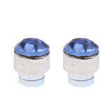 Maxbell Stainless Steel Magnetic Clip On 5mm Stud Earrings Unisex Colored Crystal 12 Pair Set