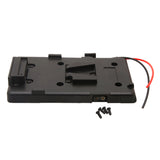 Maxbell Power Supply Splitter BP Battery Contact Plate V-mount Plate Pack for Camera