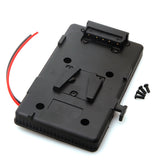 Maxbell Power Supply Splitter BP Battery Contact Plate V-mount Plate Pack for Camera